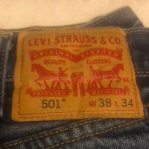 Levi’s 501 button fly vintage. P376